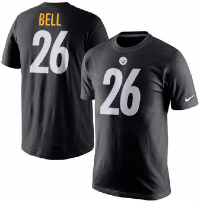 Men's Pittsburgh Steelers 26 Le'Veon Bell Nike Player Pride Name & Number T-Shirt - Black