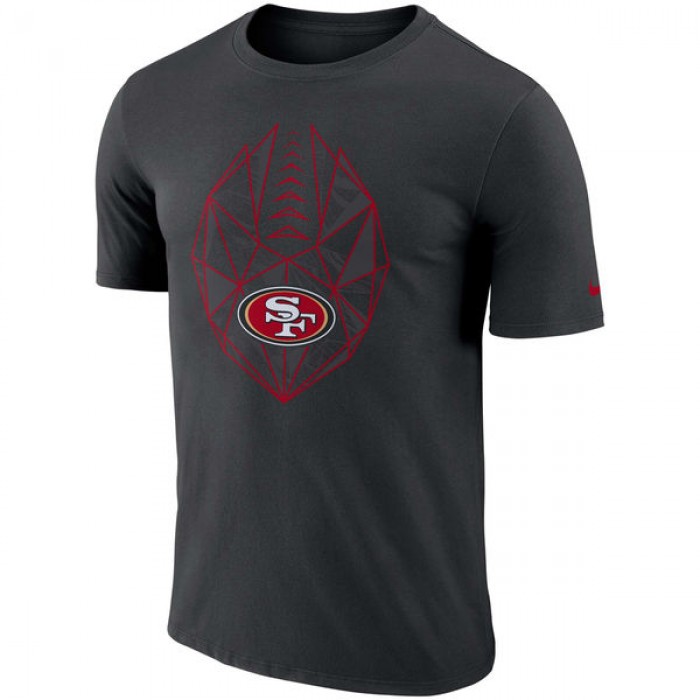 Men's San Francisco 49ers Nike Black Fan Gear Icon Performance T-Shirt