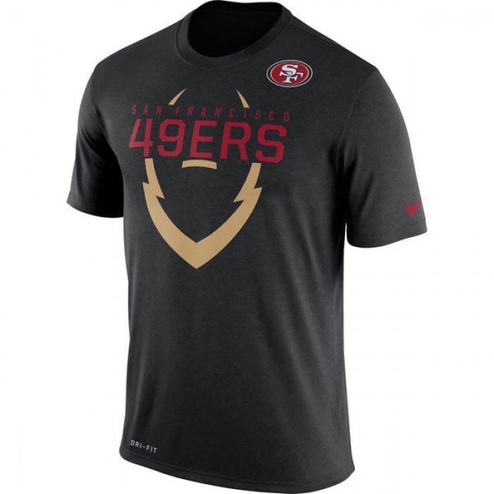 Men's San Francisco 49ers Nike Black Legend Icon Dri-FIT T-Shirt