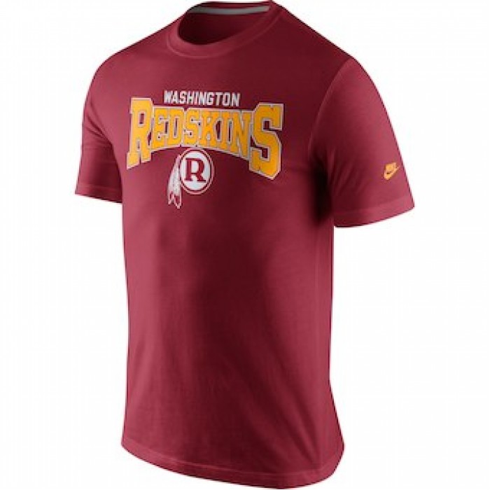 Mens Washington Redskins Nike Burgundy Rewind Lock Up T-Shirt