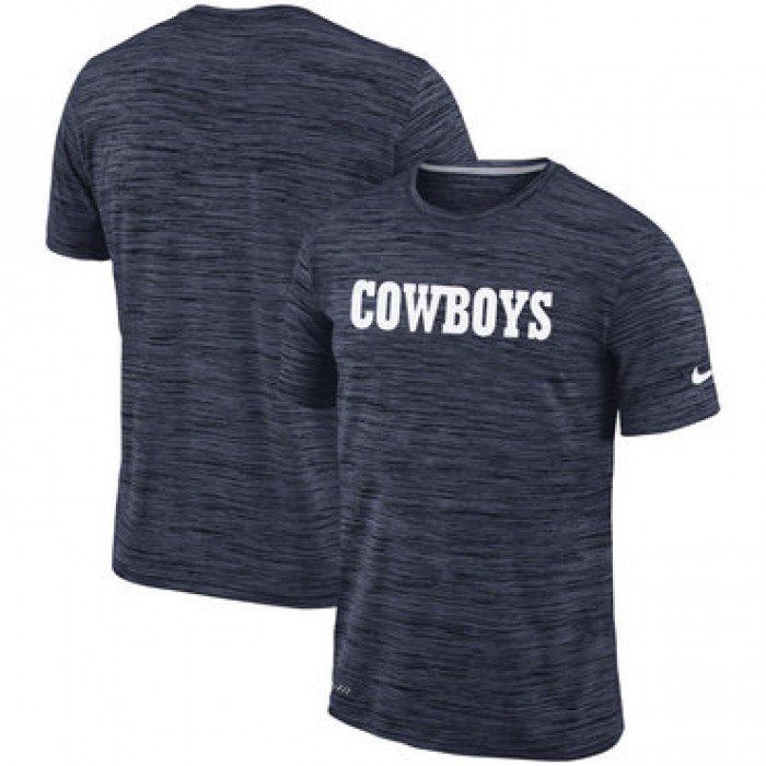 Men's Dallas Cowboys Nike Navy Velocity Performance T-Shirt