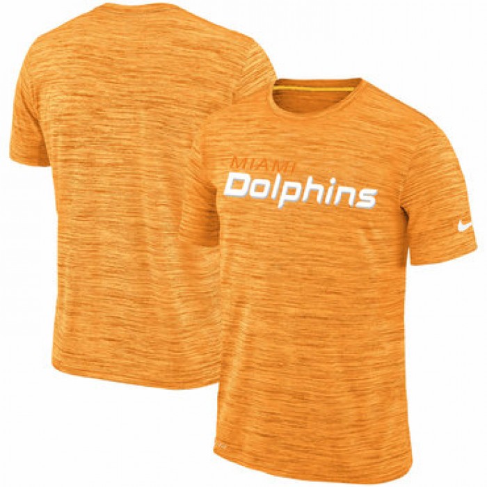 Men's Miami Dolphins Nike Orange Velocity Performance T-Shirt
