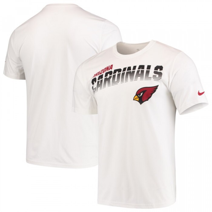 Arizona Cardinals Nike Sideline Line of Scrimmage Legend Performance T Shirt White