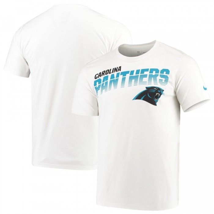 Carolina Panthers Nike Sideline Line of Scrimmage Legend Performance T Shirt White Outlet