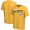 Green Bay Packers Nike Sideline Line of Scrimmage Legend Performance T Shirt Gold