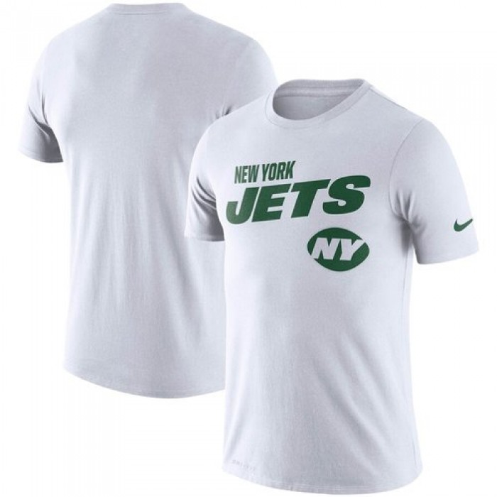 New York Jets Nike Sideline Line of Scrimmage Legend Performance T Shirt White