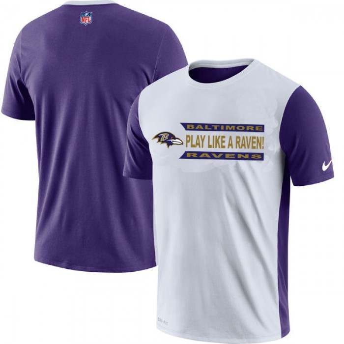 NFL Baltimore Ravens Nike Performance T Shirt White