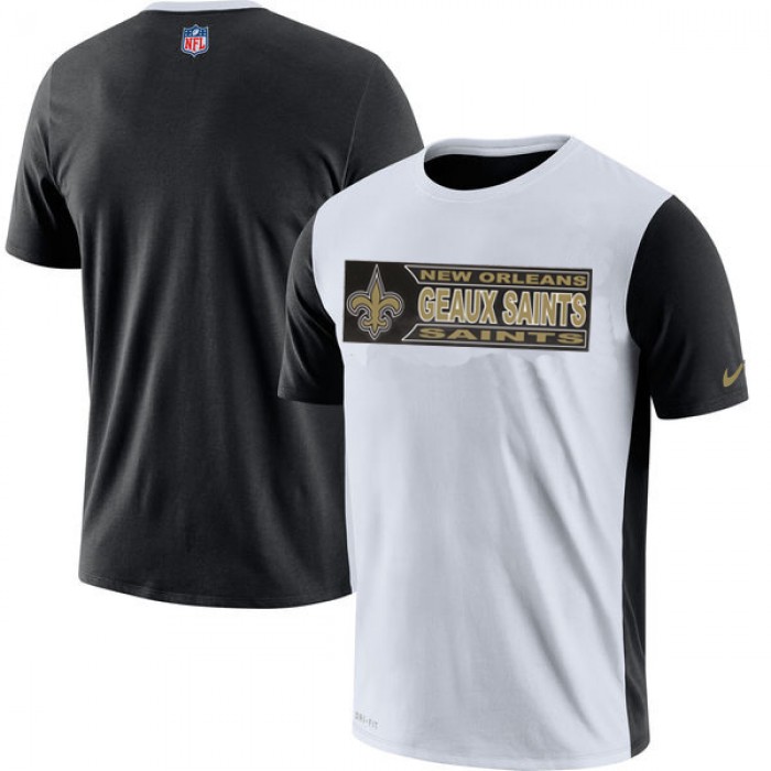 NFL New Orleans Saints Nike Performance T Shirt White