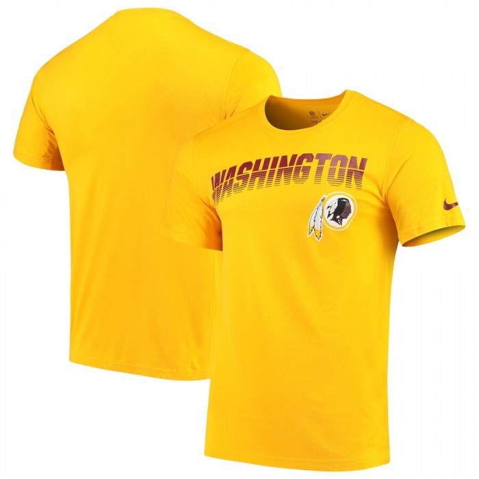 Washington Redskins Nike Sideline Line of Scrimmage Legend Performance T Shirt Gold