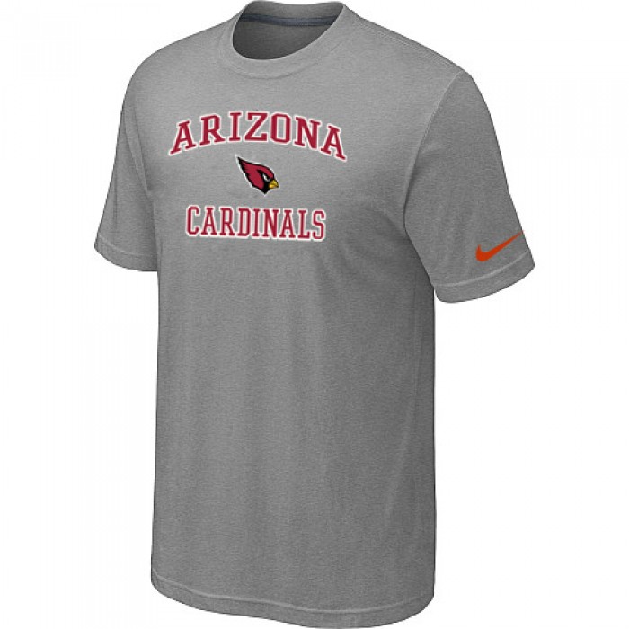 Arizona Cardinals Heart & Soul T-Shirt Light grey