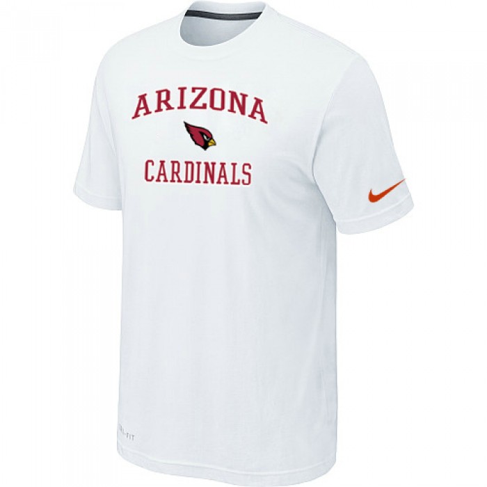 Arizona Cardinals Heart & Soul T-Shirt White
