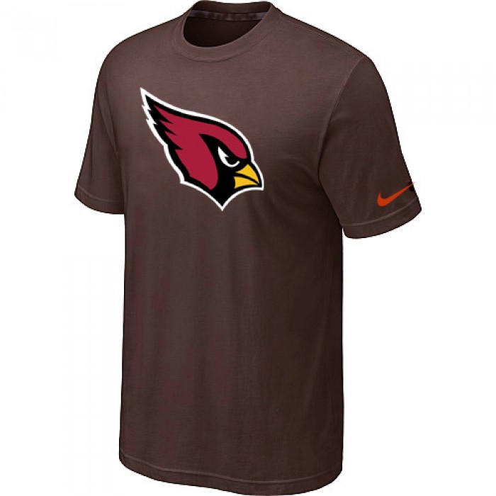 Arizona Cardinals Sideline Legend Authentic Logo T Shirt Brown