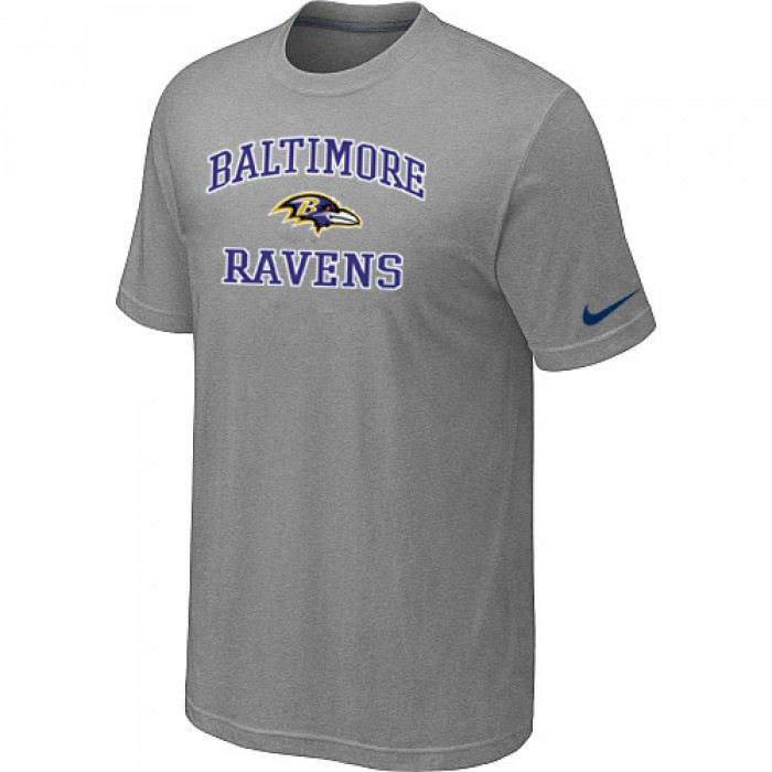 Baltimore Ravens Heart & Soull Light grey T-Shirt