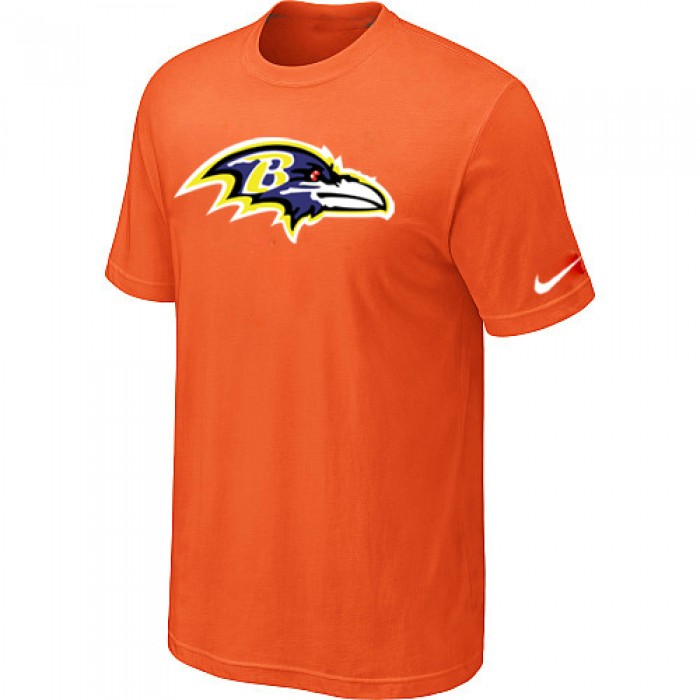 Baltimore Ravens Sideline Legend Authentic Logo T-Shirt Orange