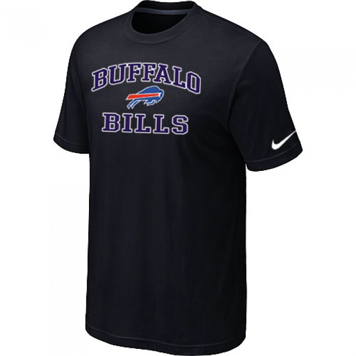 Buffalo Bills Heart & Soul Black T-Shirt