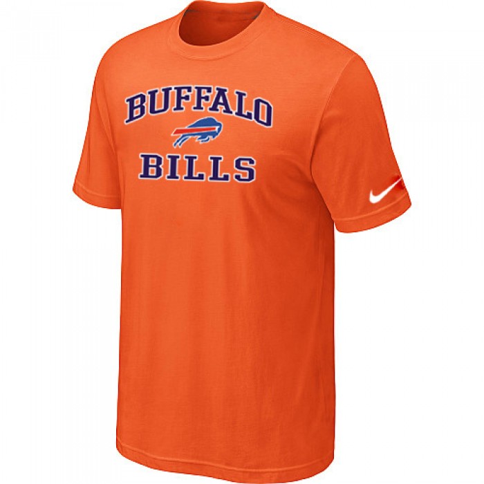 Buffalo Bills Heart & Soul Orange T-Shirt