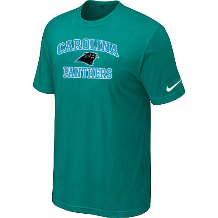 Carolina Panthers Heart & Soul Green T-Shirt