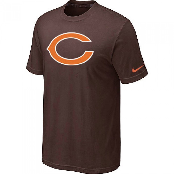 Chicago Bears Sideline Legend Authentic Logo T-Shirt Brown