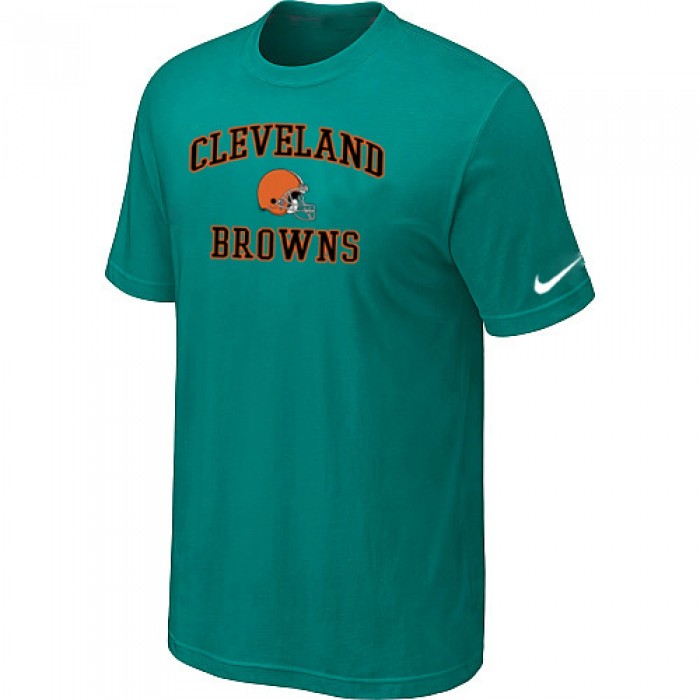Cleveland Browns Heart & Soul Green T-Shirt
