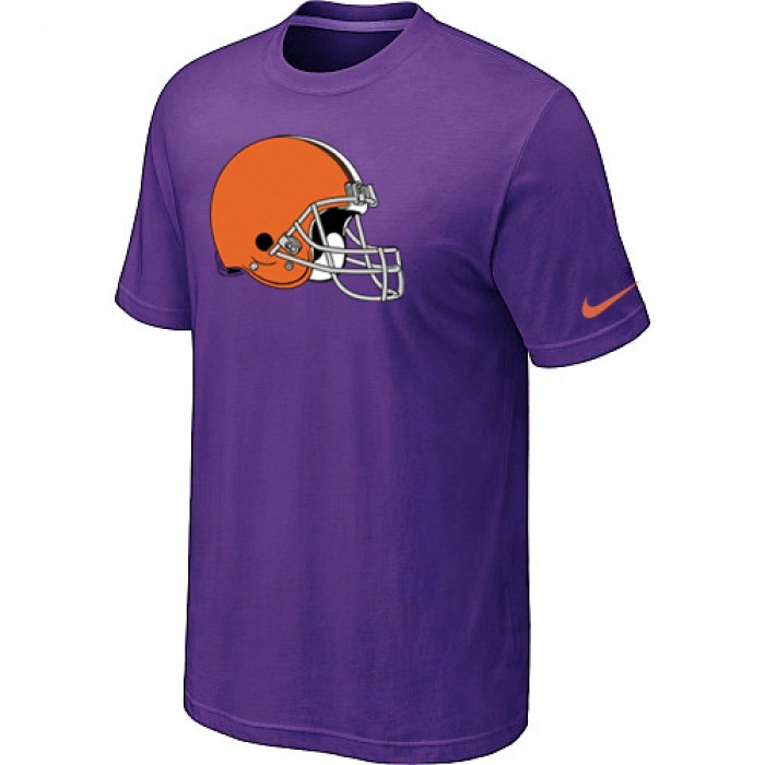 Cleveland Browns Sideline Legend Authentic Logo T-Shirt Purple