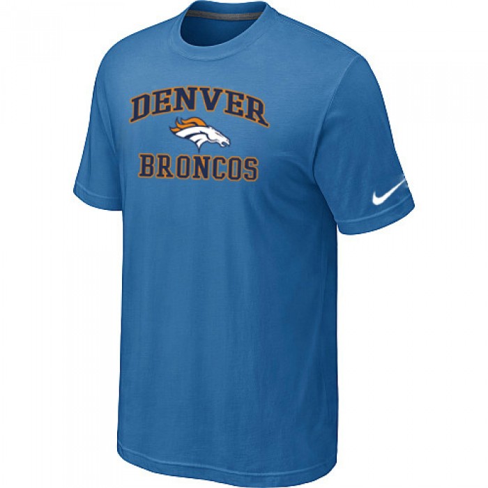 Denver Broncos Heart & Soul light Blue T-Shirt