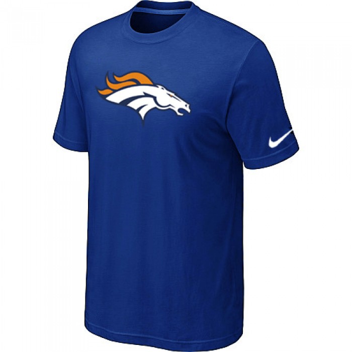 Denver Broncos Sideline Legend Authentic Logo T-Shirt Blue