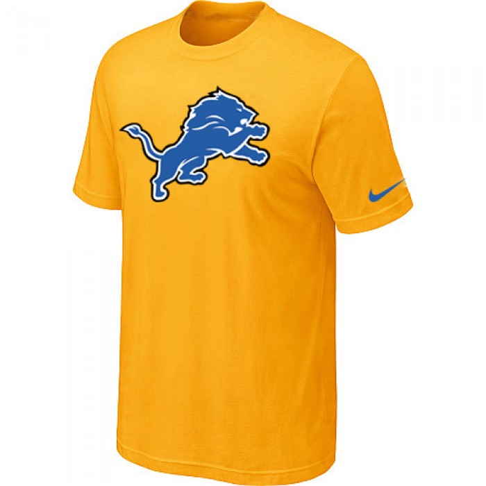 Detroit Lions Sideline Legend Authentic Logo T-Shirt Yellow