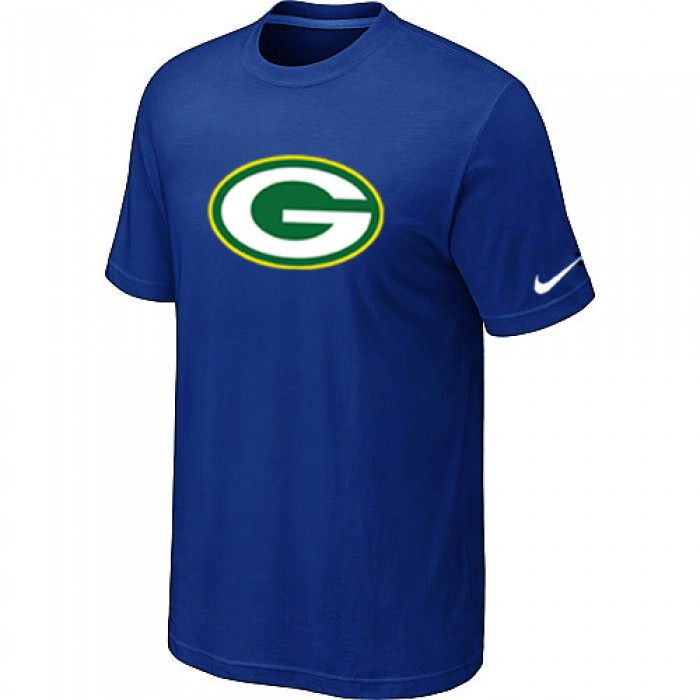 Green Bay Packers Sideline Legend Authentic Logo T-Shirt Blue