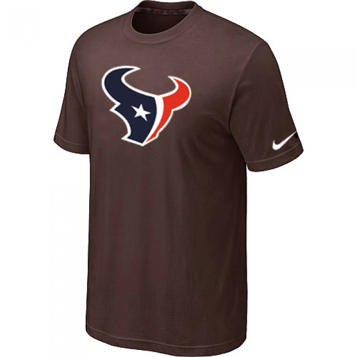 Houston Texans Sideline Legend Authentic Logo T-Shirt Brown
