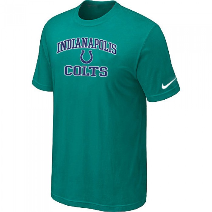 Indianapolis Colts Heart & Soul Green T-Shirt