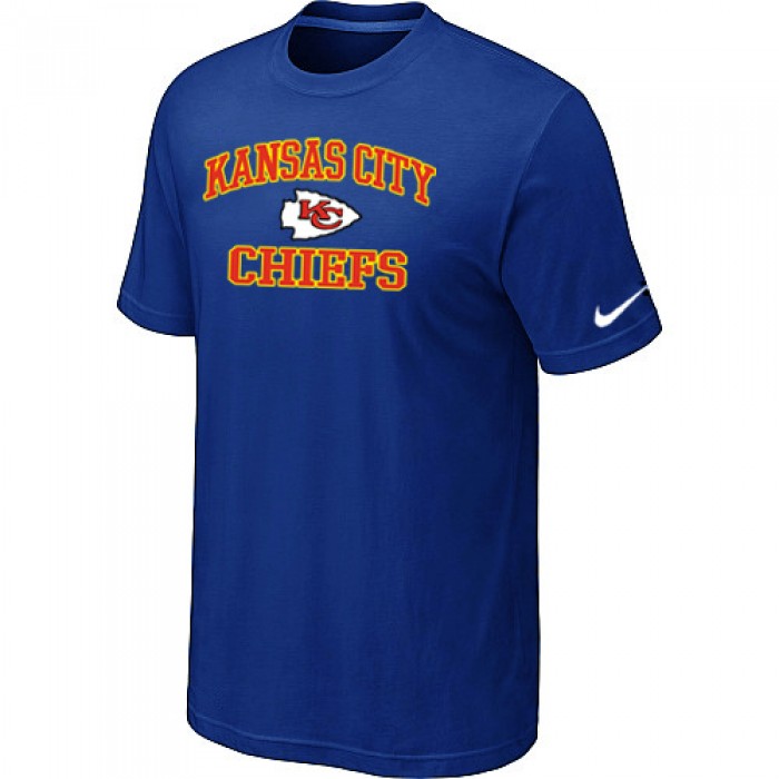 Kansas City Chiefs Heart & Soul Blue T-Shirt