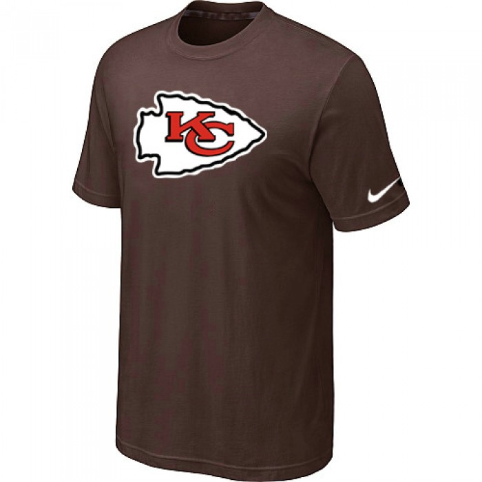 Kansas City Chiefs Sideline Legend Authentic Logo T-Shirt Brown