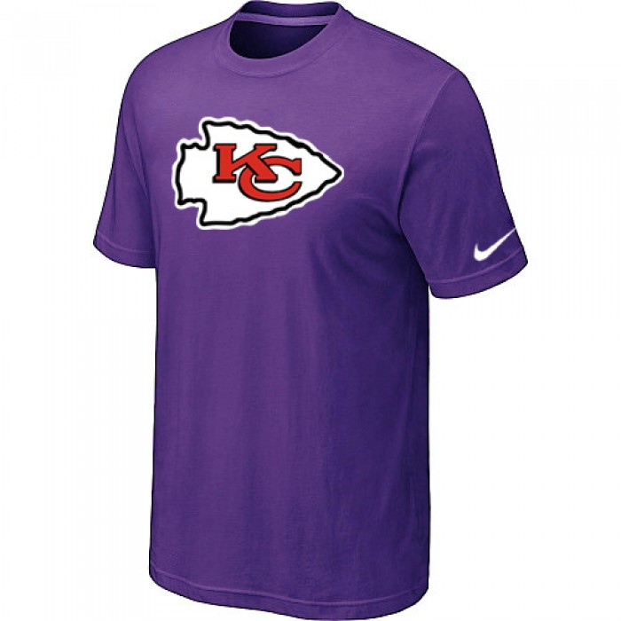 Kansas City Chiefs Sideline Legend Authentic Logo T-Shirt Purple