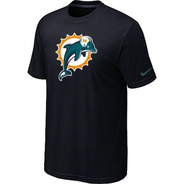 Miami Dolphins Sideline Legend Authentic Logo T-Shirt Black