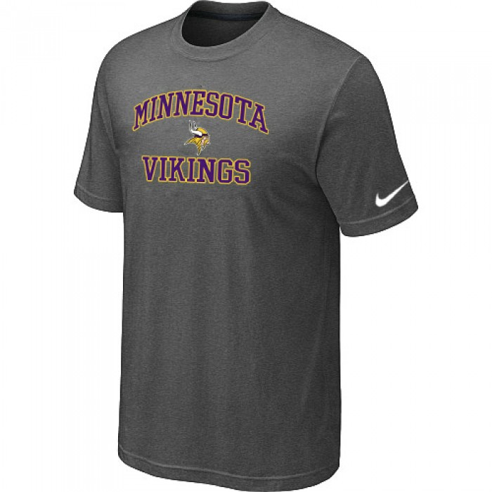 Minnesota Vikings Heart & Soul Dark grey T-Shirt