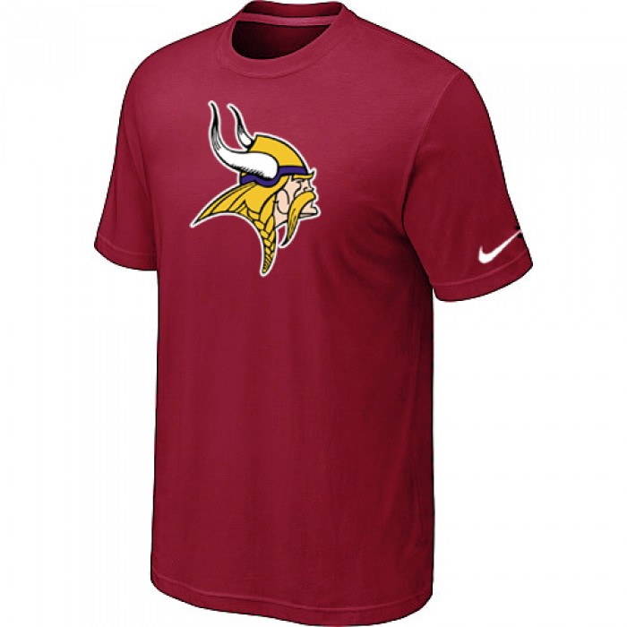 Minnesota Vikings Sideline Legend Authentic Logo T-Shirt Red