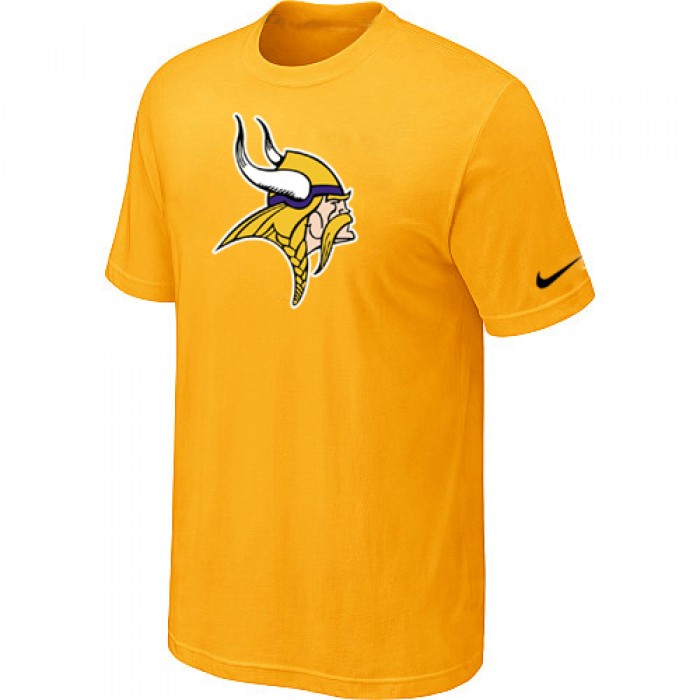 Minnesota Vikings Sideline Legend Authentic Logo T-Shirt Yellow