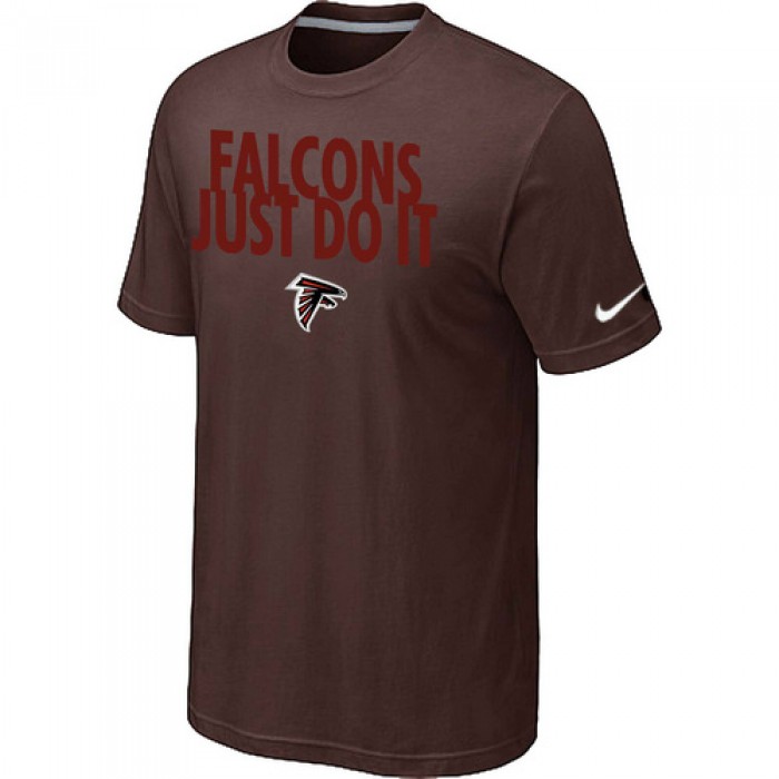 NFL Atlanta Falcons Just Do It Brown T-Shirt