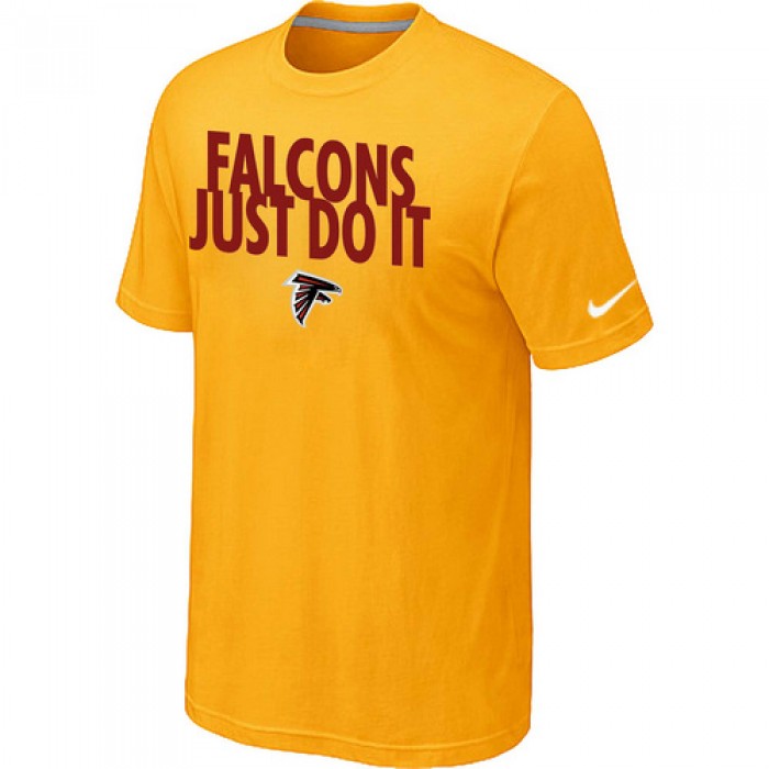 NFL Atlanta Falcons Just Do It Yellow T-Shirt