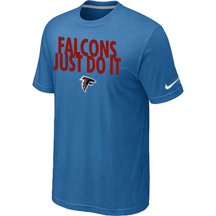 NFL Atlanta Falcons Just Do It light Blue T-Shirt