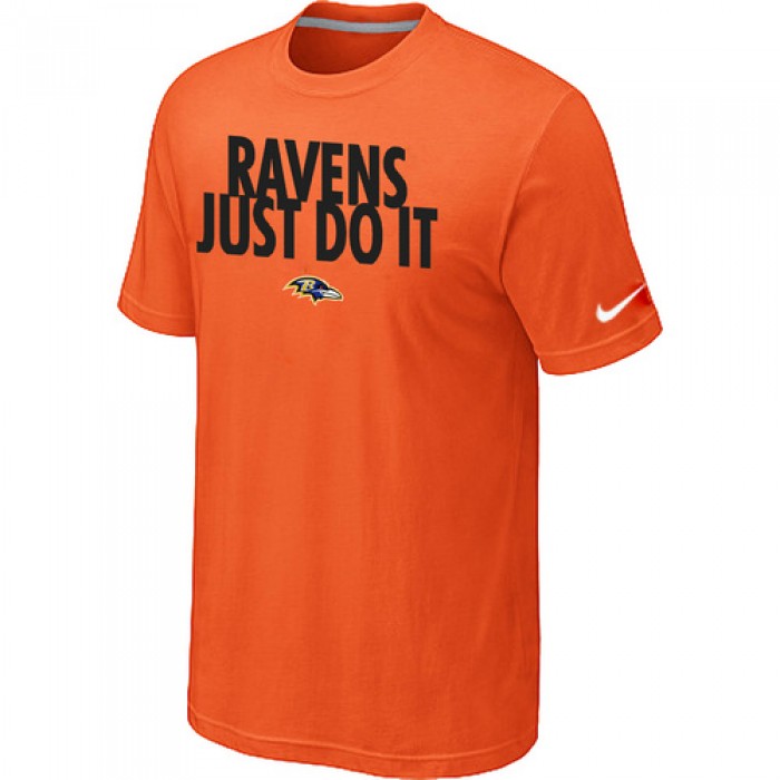 NFL Baltimore Ravens Just Do It Orange T-Shirt
