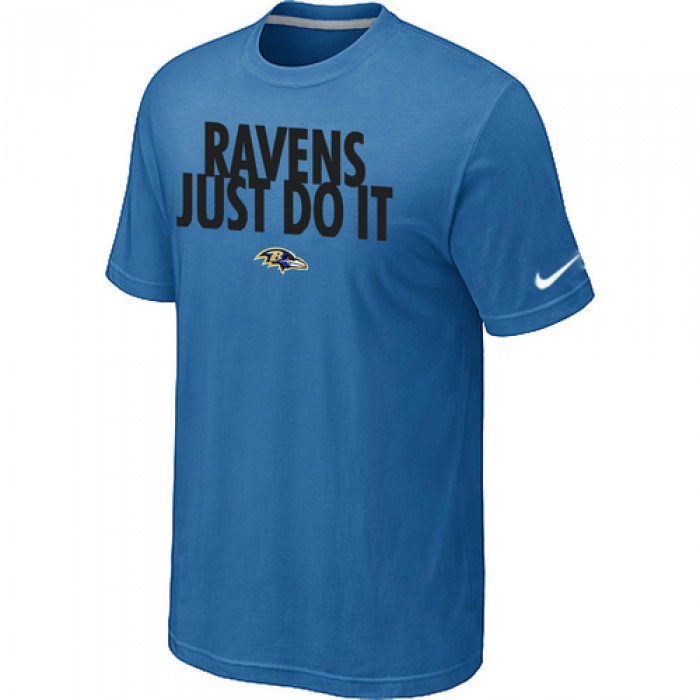 NFL Baltimore Ravens Just Do It light Blue T-Shirt
