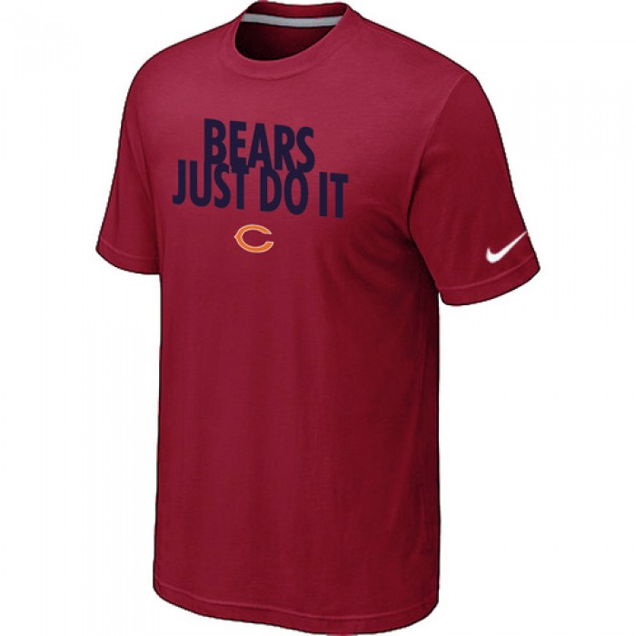 NFL Chicago Bears Just Do It Red T-Shirt