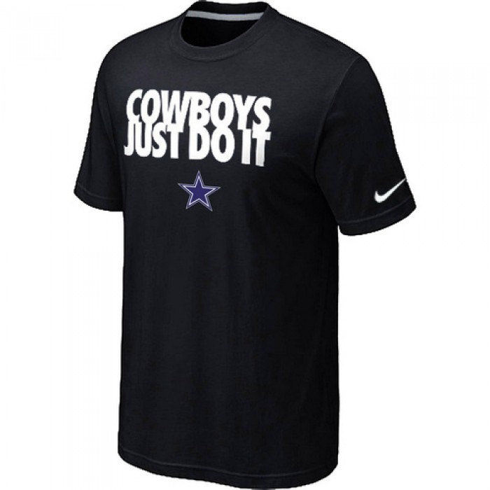 NFL Dallas cowboys Just Do It Black T-Shirt