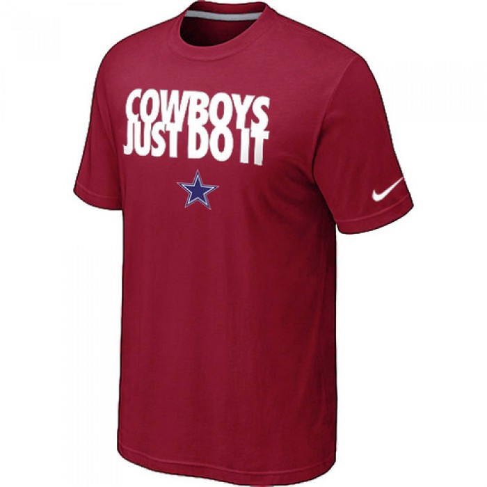 NFL Dallas cowboys Just Do It Red T-Shirt