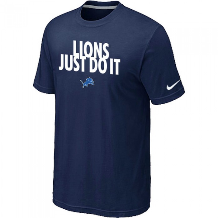 NFL Detroit Lions Just Do It D.Blue T-Shirt