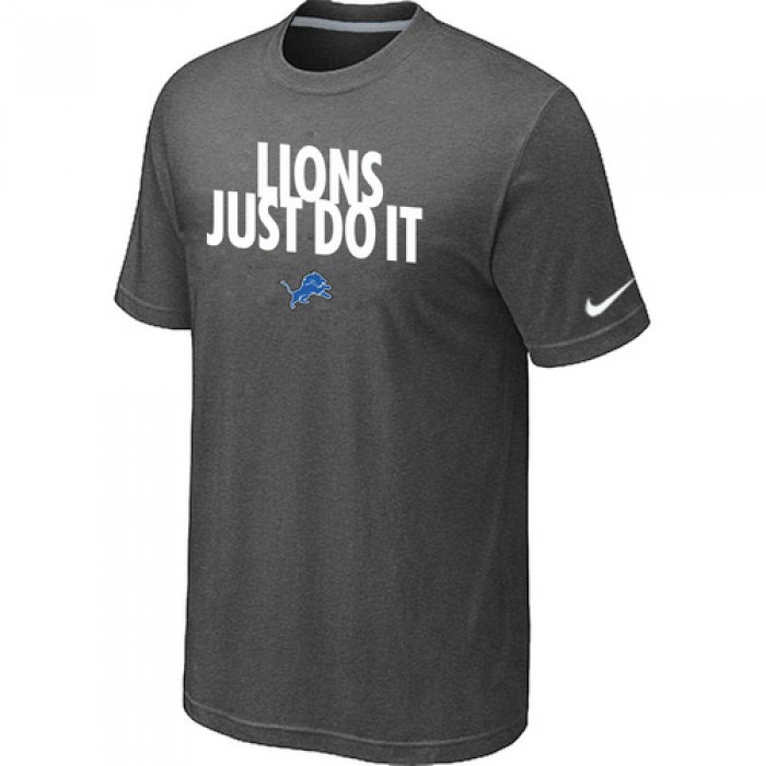 NFL Detroit Lions Just Do It D.Grey T-Shirt