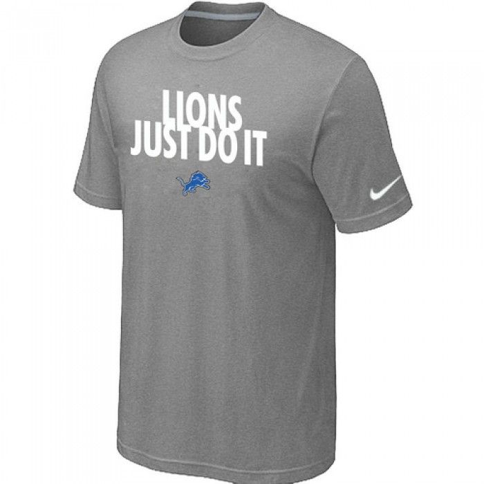 NFL Detroit Lions Just Do It L.Grey T-Shirt
