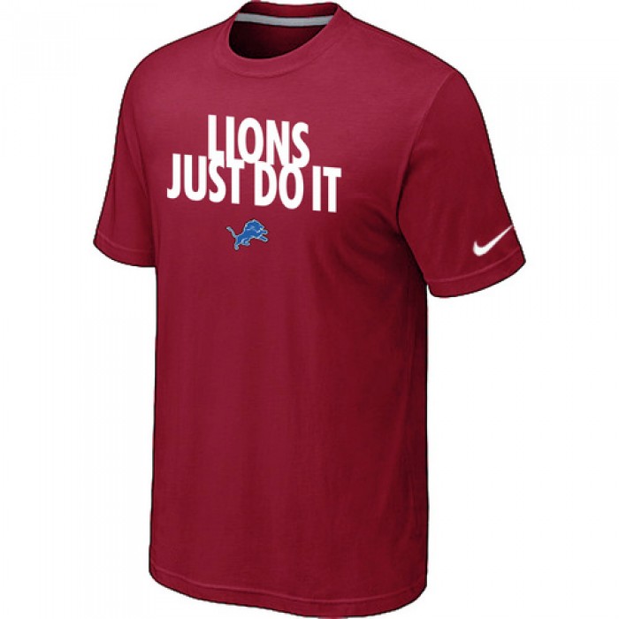 NFL Detroit Lions Just Do It Red T-Shirt