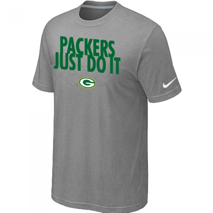 NFL Green Bay Packers Just Do It L.Grey T-Shirt